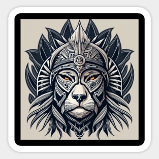 Native Indigenous Oblivion Skyrim Morrowind Lion Character Sticker